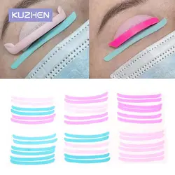 6 Pcs Eyelash Lifting Silicone Stripe Soft Lash Lift Curlers Pads Eye Lash Extension Perm Ribbon Beauty Female Makeup Tools