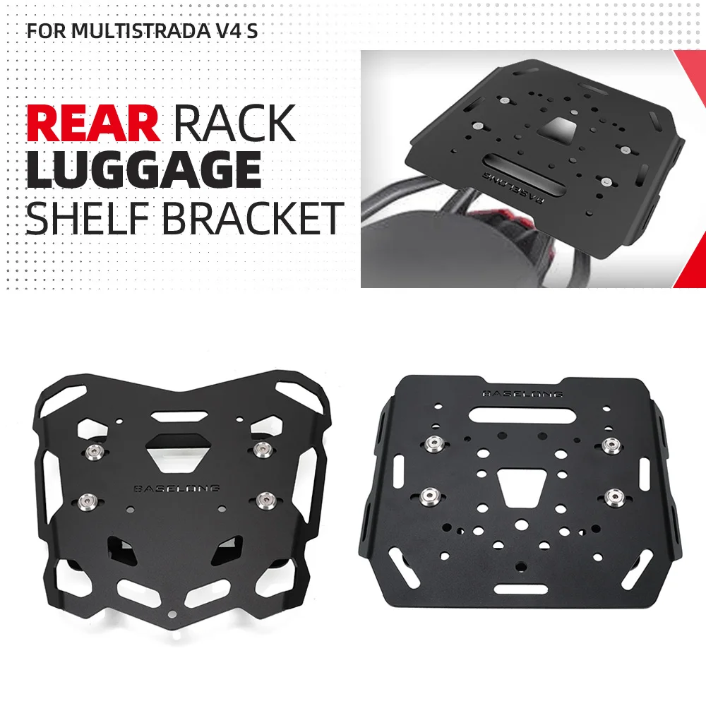 

Motorcycle Accessories FOR DUCATI MULTISTRADA V4 S FULL GRAND TOUR RALLY PIKES PEAK TRAVEL RADAR Rear Rack Luggage Shelf Bracket