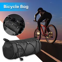 Bicycle Front Tube Bag Waterproof Bike Handlebar Bag Storage Roll Bag Basket Pack Cycling Frame  MTB Accessories Commuter Messen