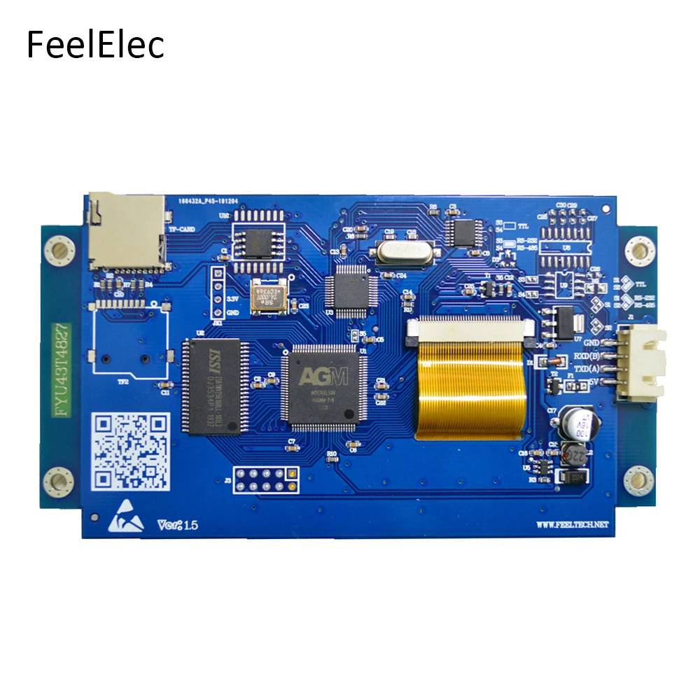 FYU43T4827 4.3  Inch SPI HD Full Color 65K TFT Serial Port LCD OLED Display Screen Module for Arduino Driver