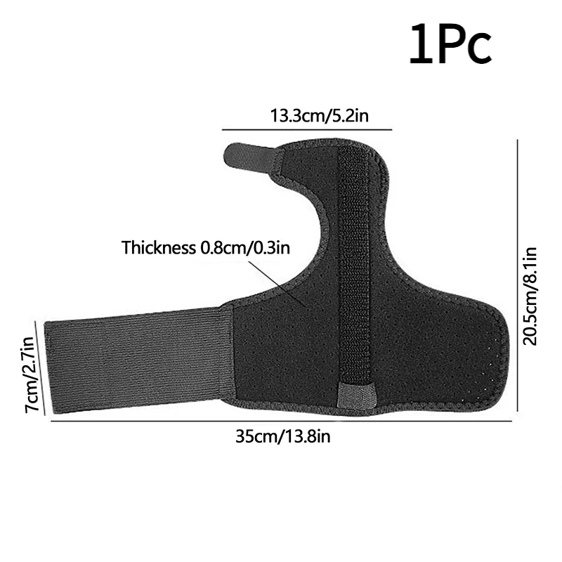 1Pc Finger Clamp Little Finger Strap Fingers Aluminum Plate Supported Tendon Sheath Gloves Protective Little Finger Wrist Guard.