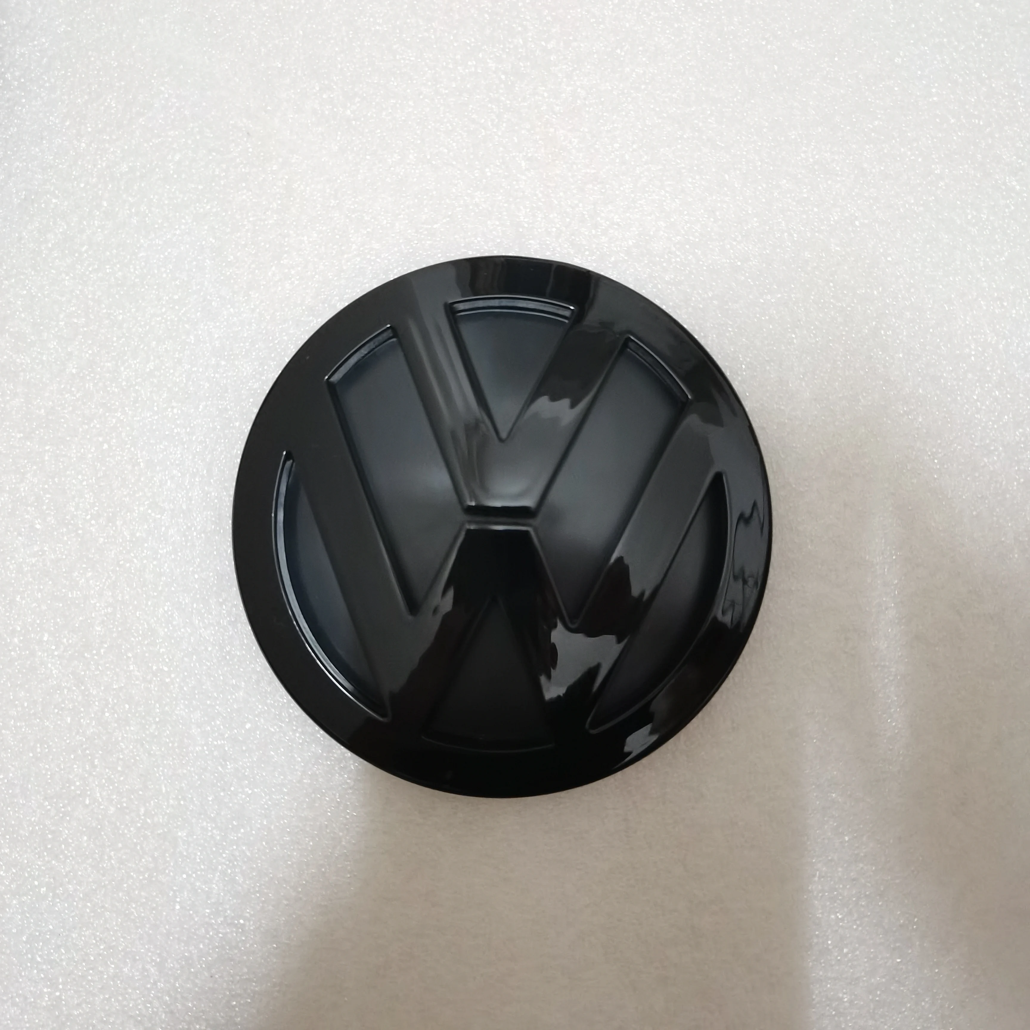 Gloss Black Front Emblem for Volkswagen Jetta 2012-2014, Tampa traseira do tronco, Logotipo de carro, 130mm, 100mm