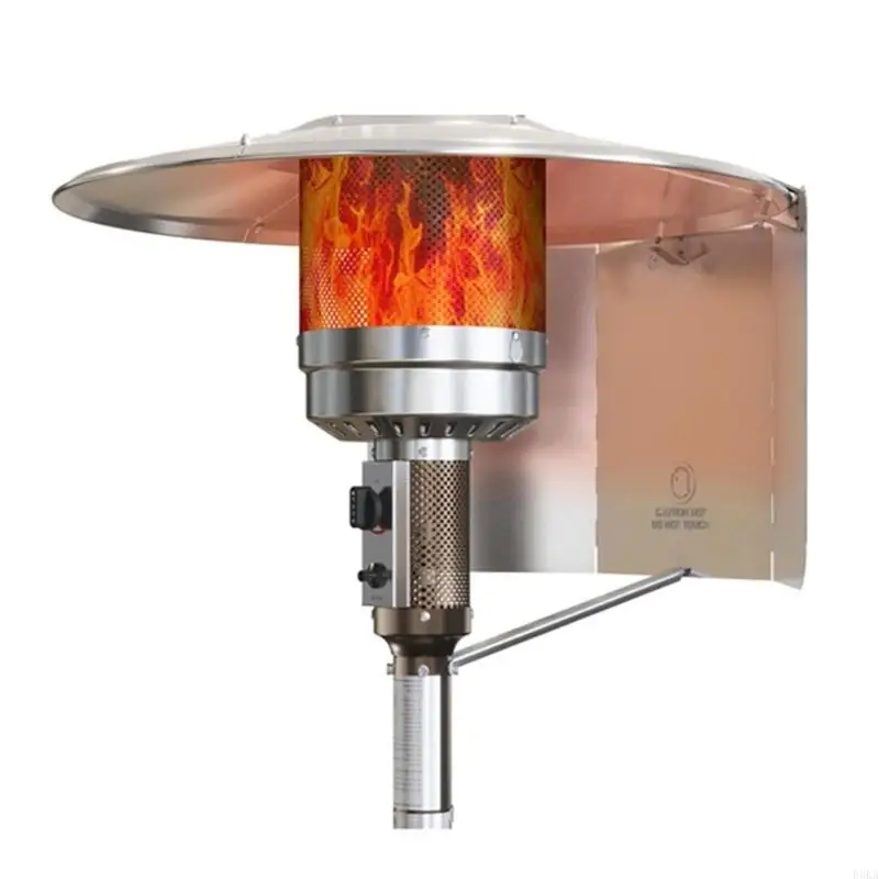 Lightweight All Aluminum Wind For Patios Heater Accessories Weatherproof Design Enhancing Safety For Outdoor Use