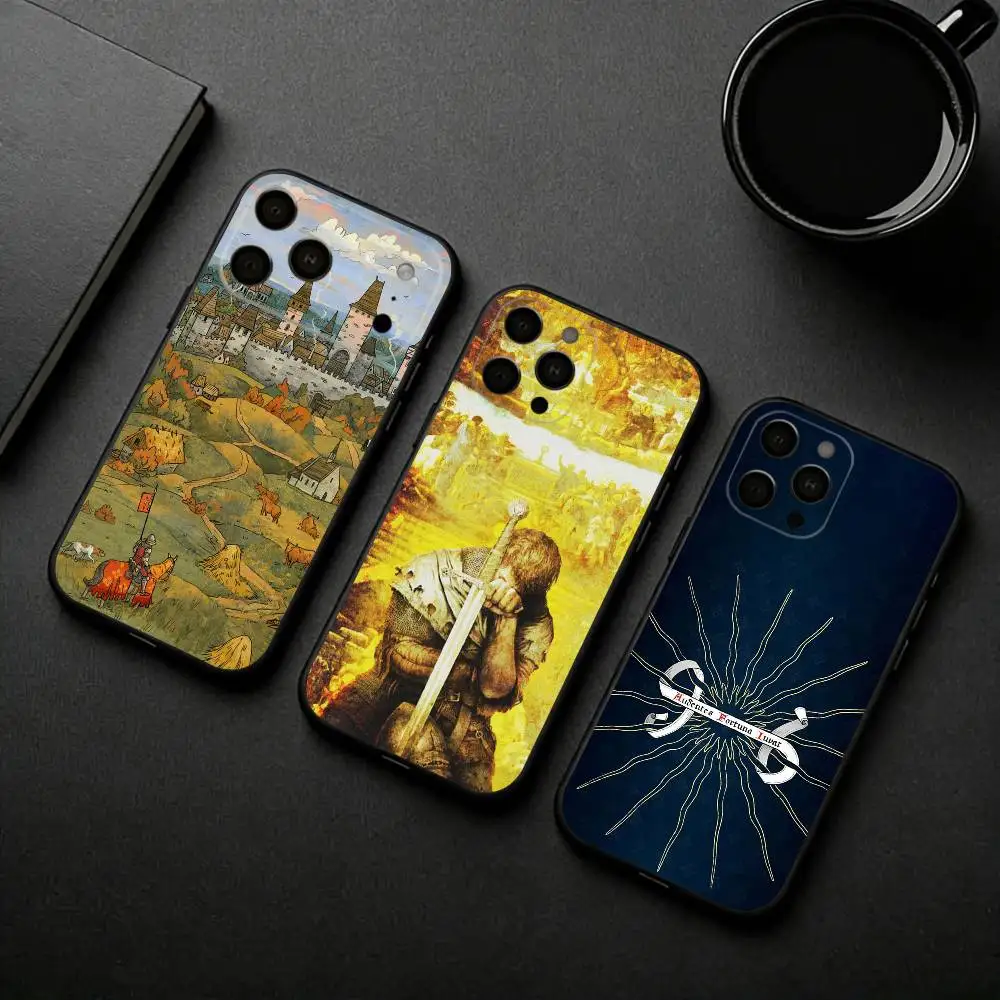 

KCD Kingdom C-Come D-Deliverance Phone Case For iPhone 17pro,16,15,14,13,12,11 Plus,Pro Max,XS,Soft Silicone Black Cover