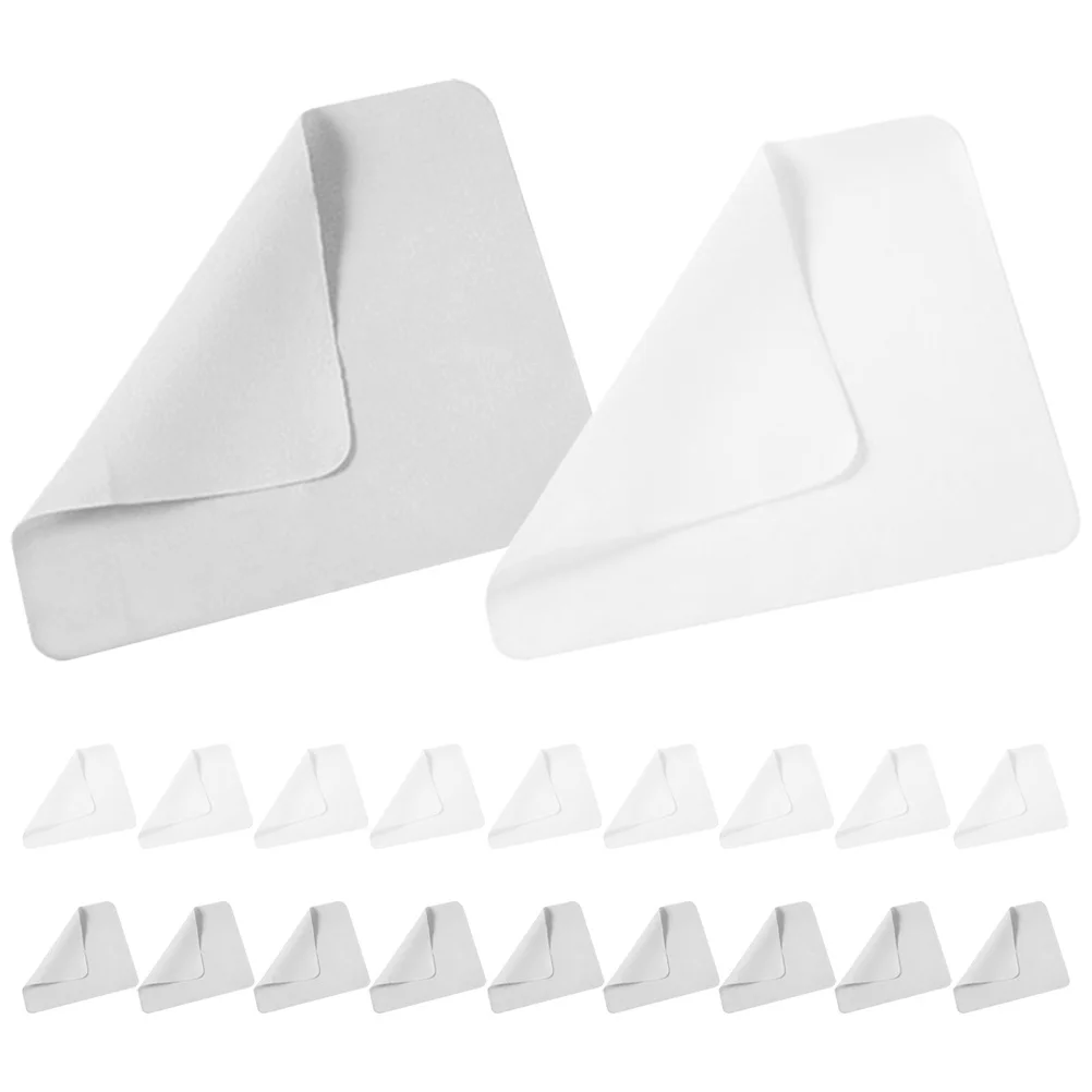 

20pcs Glasses Cleaning Cloth Non Scratch Wet Wipes Portable Reusable Lens Eyeglass Cloth For Phone Tablet Camera