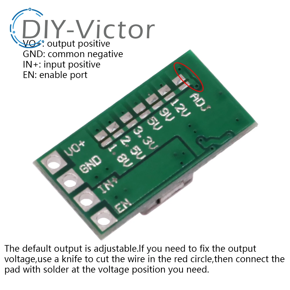 5PCS/LOT Mini DC-DC 12-24V To 5V 3A Step Down Power Supply Module Buck Converter Adjustable Efficiency 97.5%