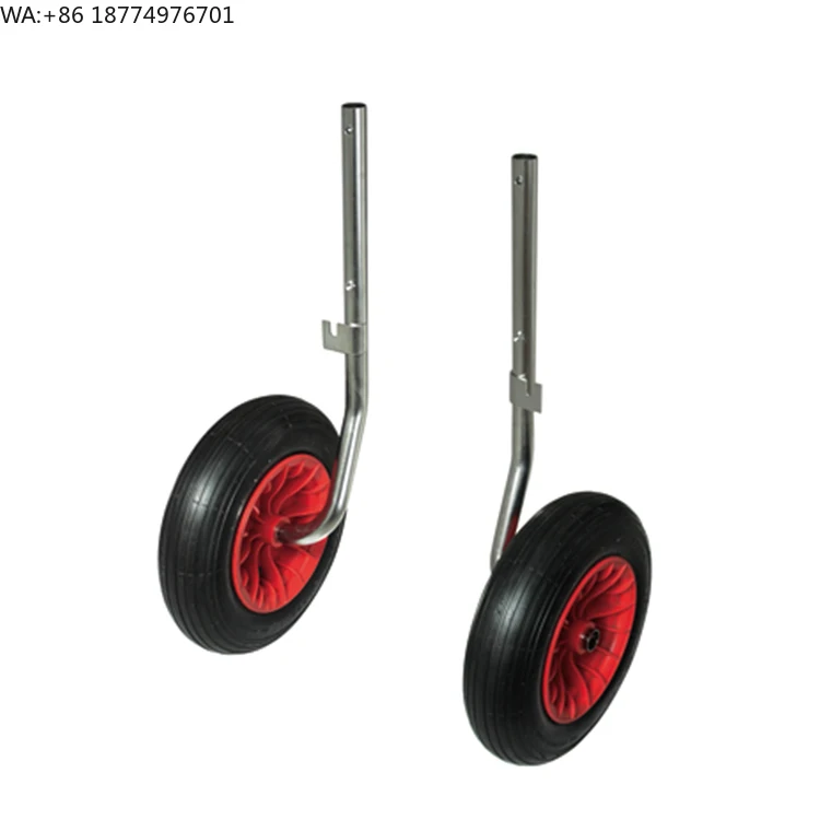 Marine Use Boat Transom Transport Wheels Launching Wheels for Rubber Boat