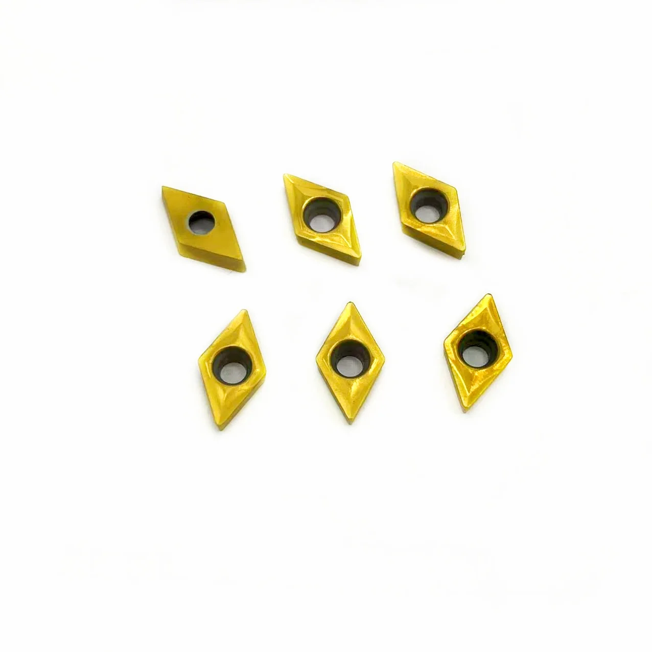 Inserto de carburo de alta calidad DCMT070204 UE6020, herramienta de torneado interno de Metal DCMT070204 VP15TF, torno de fresado, corte de placa