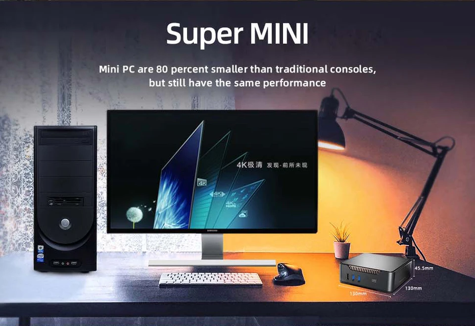 SZBOX N97 Mini PC Windows 11 Pro 16GB 1TB