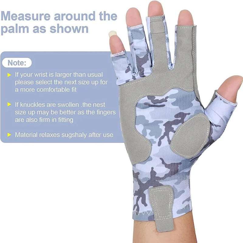 قفازات صيد جديدة بتصميم سيليكون مضاد للانزلاق - قفازات صيد مريحة ومسامية مع حماية مشمسة، رمادي #6