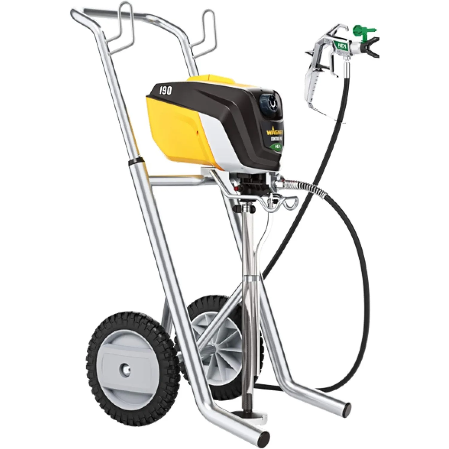 Wagner Spraytech 580559 Control Pro 190 Cart Paint Sprayer High Efficiency Airless Sprayer with Low Overspray 5 Gallons