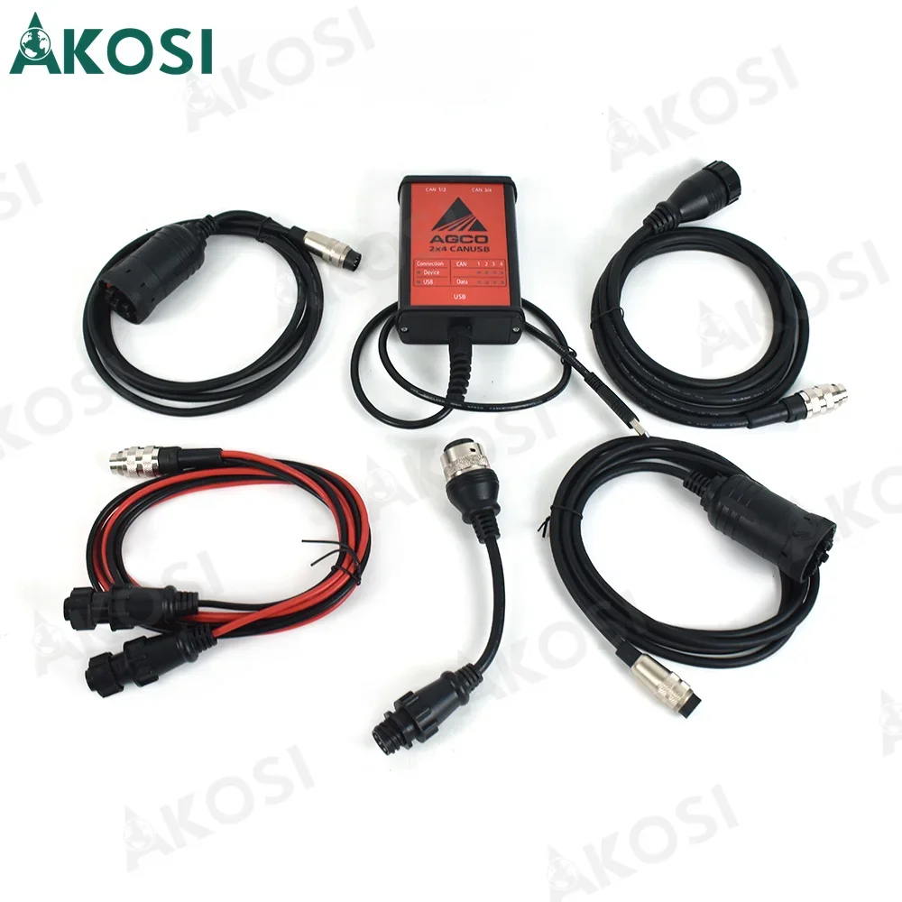 For AGCO Diagnostic kit FOR AGCO CANBUS FENDT FenDias Massey Ferguson FOR AGCO SISU Power Win EEM4 Service Tools