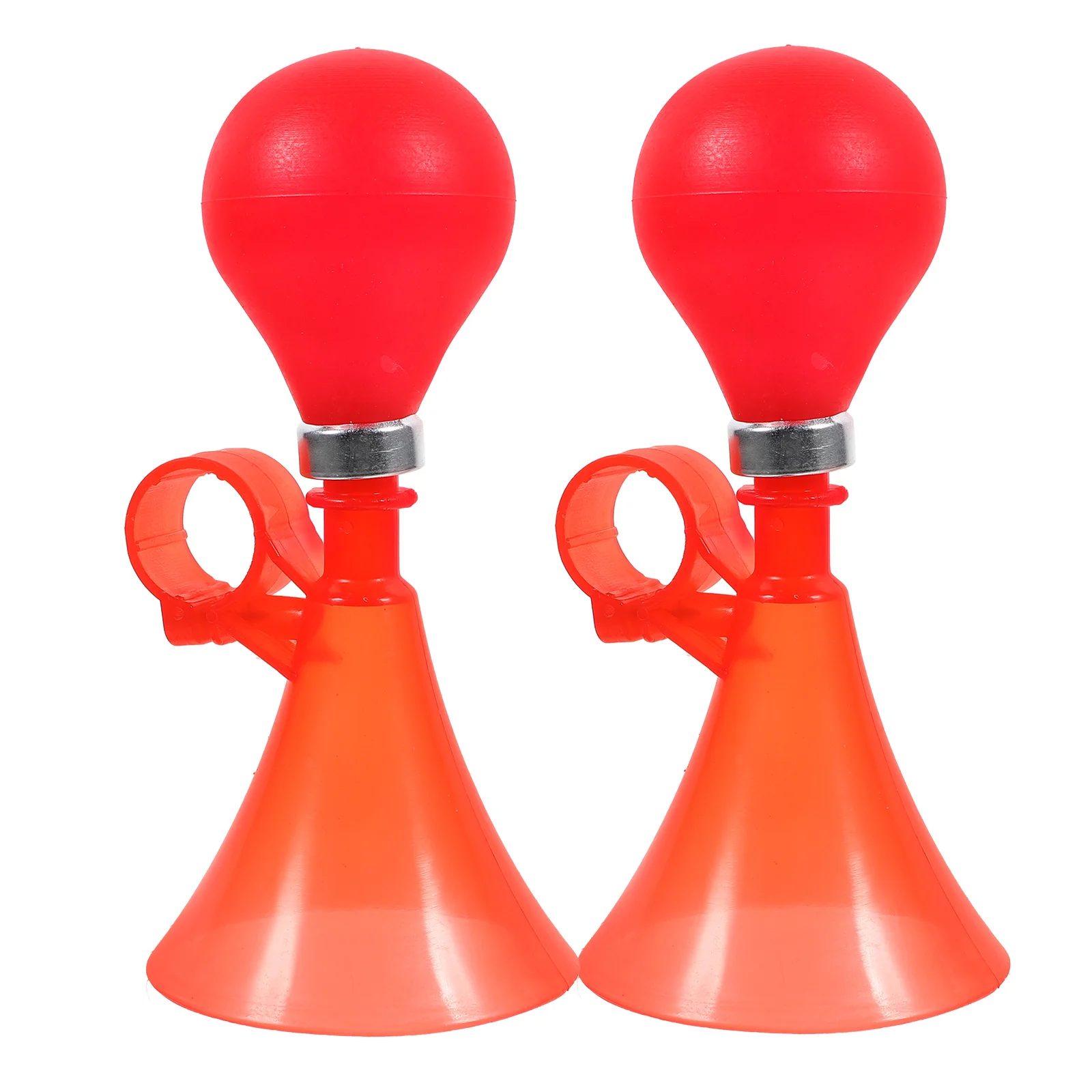 

2pcs Bicycle Air Horn Blue Color Loud Clear Sound Bike Bell for Kids Trumpet Squeeze Plastic Honking Clown Horn Scooter Bell