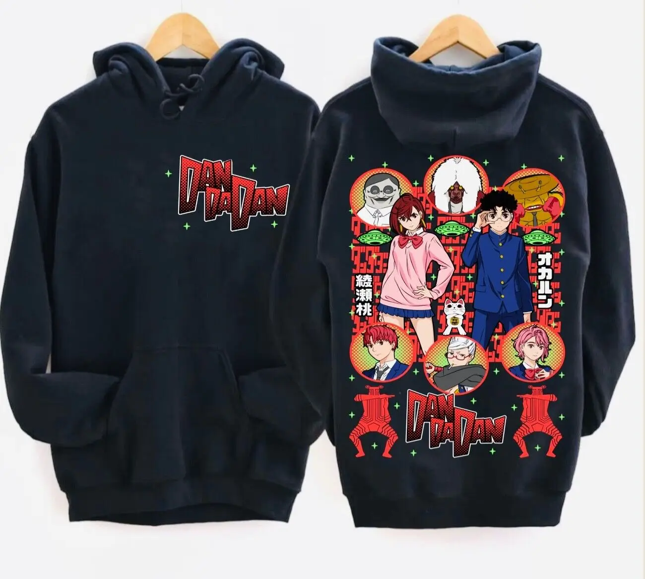 Anime unisex Hoodie, Dandadan Okarun hoodie Okarun Momo Ayase,Graphic Jacket