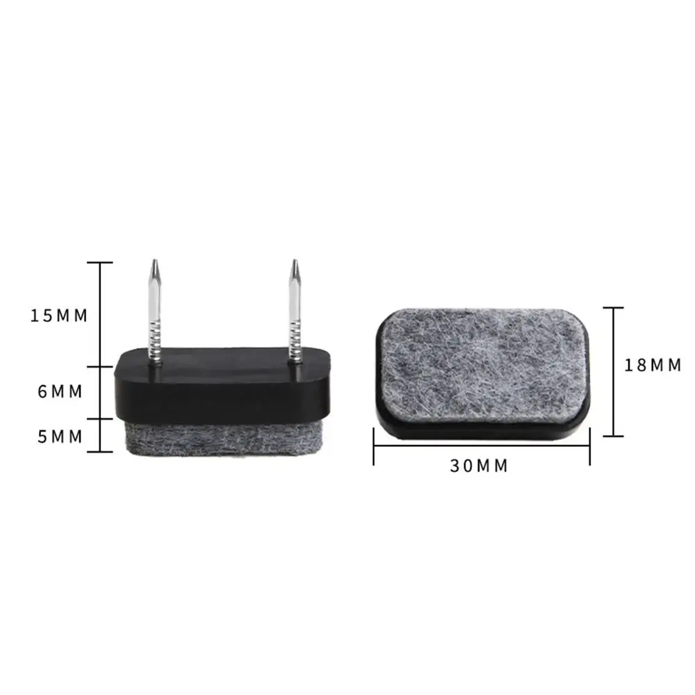 

10pcs/set 10pcs/set DIY Felt Pads Moisture-proof Non-slip Sofa Foot Nail Felt Plastic Scratch Protector Mat Home Decor
