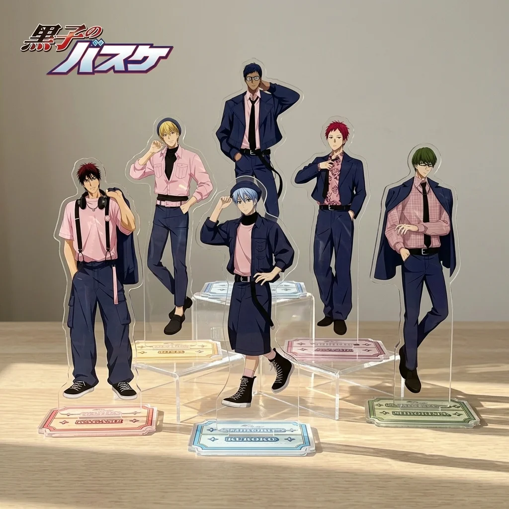 2026 New Anime Kuroko No Basket Acrylic Stand Keychain Kuroko Kagami Kise Midorima Casual Style Cartoon Figure Merch Gift