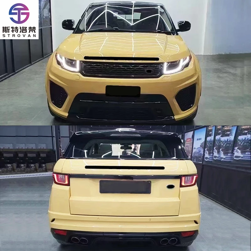 

STLF Clrak Sports Car Surround Aerodynamic Modification Parts Full Exterior Upgrade Bumper Fog Light SVR BodyKit for Evoque 201