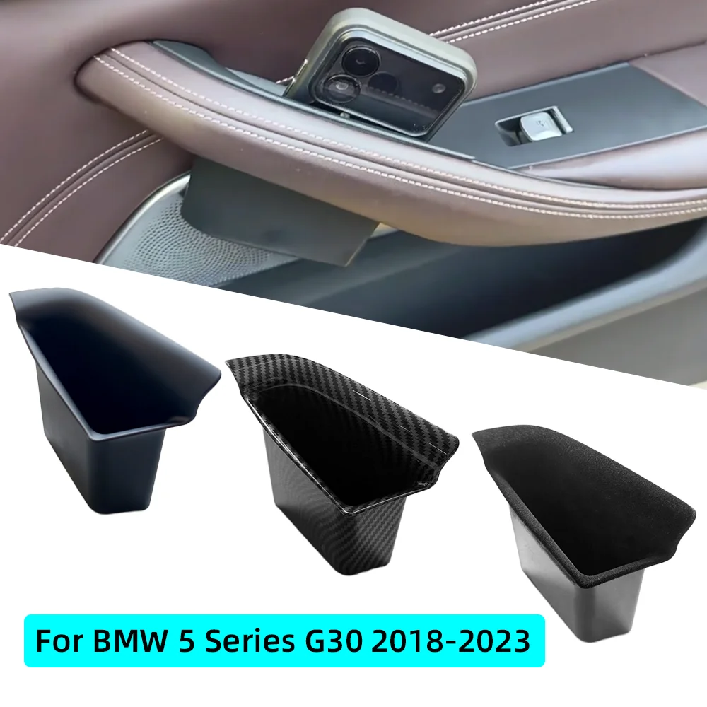 Für 5er Serie G30 2018-2023 Auto-Türgriff-Aufbewahrungsbox Innentürgriff-Organizer-Box Telefonablage Zubehör – Detail 4