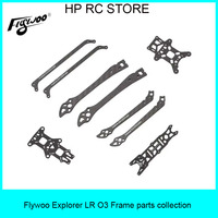 Flywoo Explorer LR O3 FPV Frame Parts - High-Strength Carbon Fiber for Long-Range DIY/Replacement