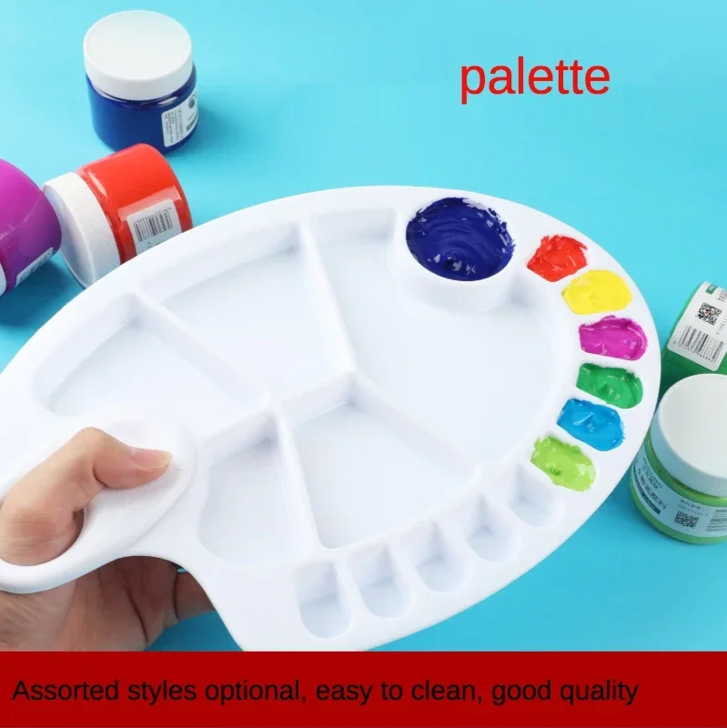 Fine art painting plum blossom color palette, paint brush bucket, multiple specifications and colors available materials 1 pcs