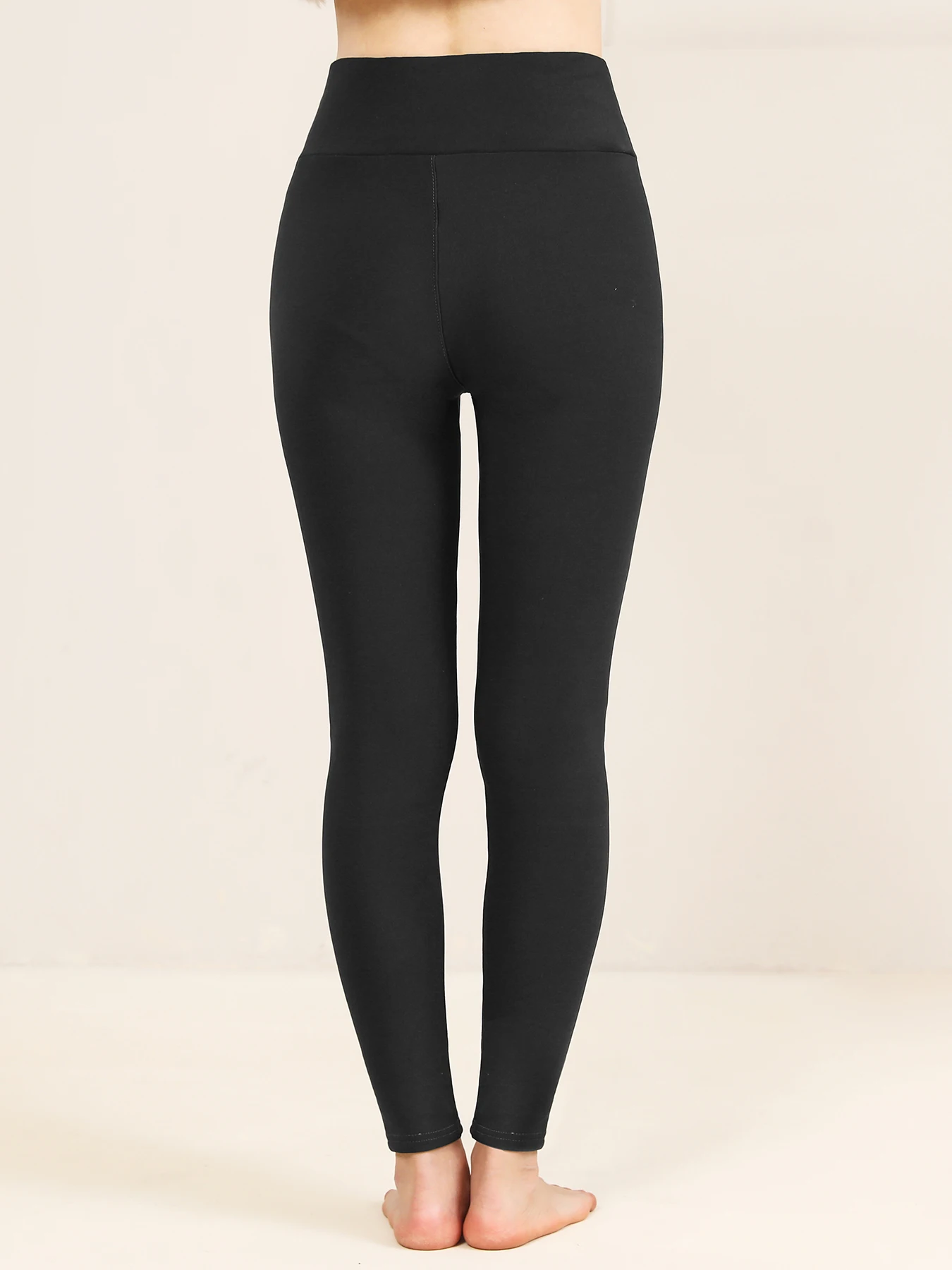 Super warme winterlegging dames skinny stretch hoge taille voorkomen koude fluwelen legging mooie buiten casual warme broek