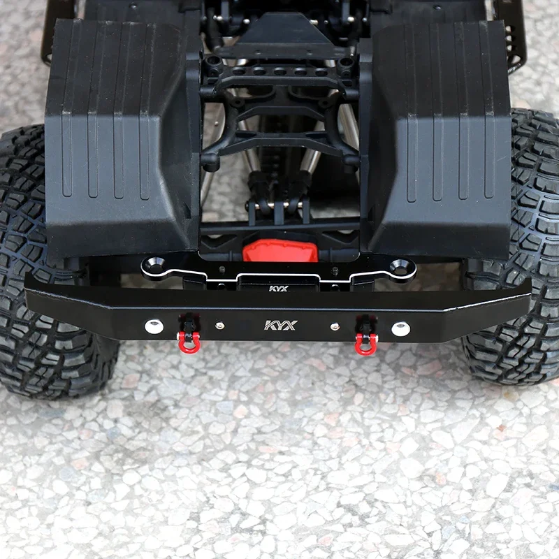 KYX Racing Metall-Heckstoßstange, Upgrades, Teile, Zubehör für 1/6 RC Crawler Car Axial SCX6 AXI05000