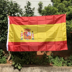 Z-ONE FLAG 90x150cm spain flag ES Espana Spanish Flag Super Poly football FLAG Indoor Outdoor for Celebration big flags