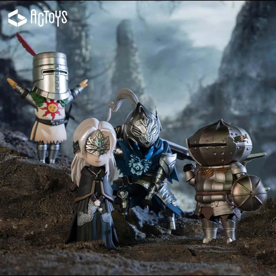 Boneco de Ação Anime Dark Souls Versão Q Solaire Artorias Ornstein Fire Keeper - Modelo de Figura de Anime para Presentes de Meninos
