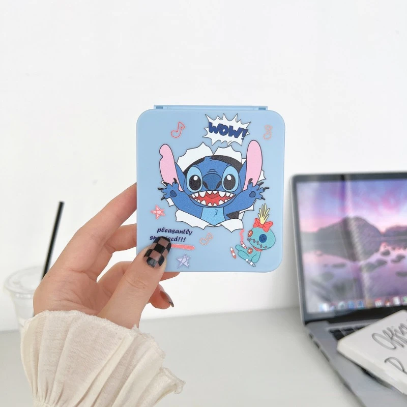 Disney-Stitch Game Card Caixa De Armazenamento para Nintendo Switch Console, Caixa De Cartão De Memória Magnético, NS Lite e Oled Console