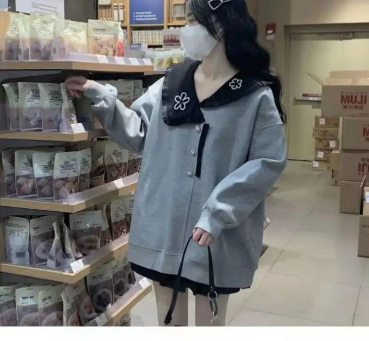 بلوزات امرأة التخسيس طول قصير مطاطا كابليس الكتابة على الجدران المتعثرة سوبر كبيرة الحرم الجامعي الألوان الصيف Colorblock Y2K #6