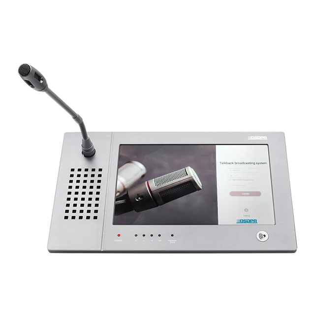 

DSPPA SIP IP Paging Microphone for Ip Base Audio Intercom System