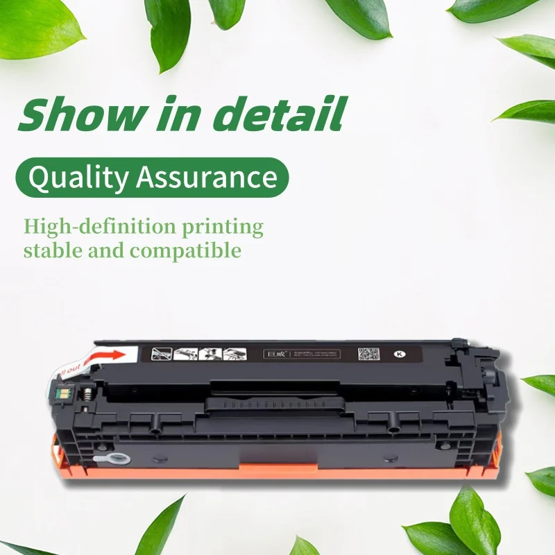 CB540A CB540 540A 540 CB541A CB542A CB543A 125A Toner Cartridge Compatible for HP LaserJet CP1215 CP1510 CP1520 CM1312 CM1410