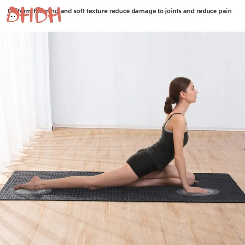 Gym Floor Mat for Home Workout Anti-Slip Rubber Exercise Mat with Interlocking Design, Durable Fitness Rug Weightlifting & Yoga gallery 4