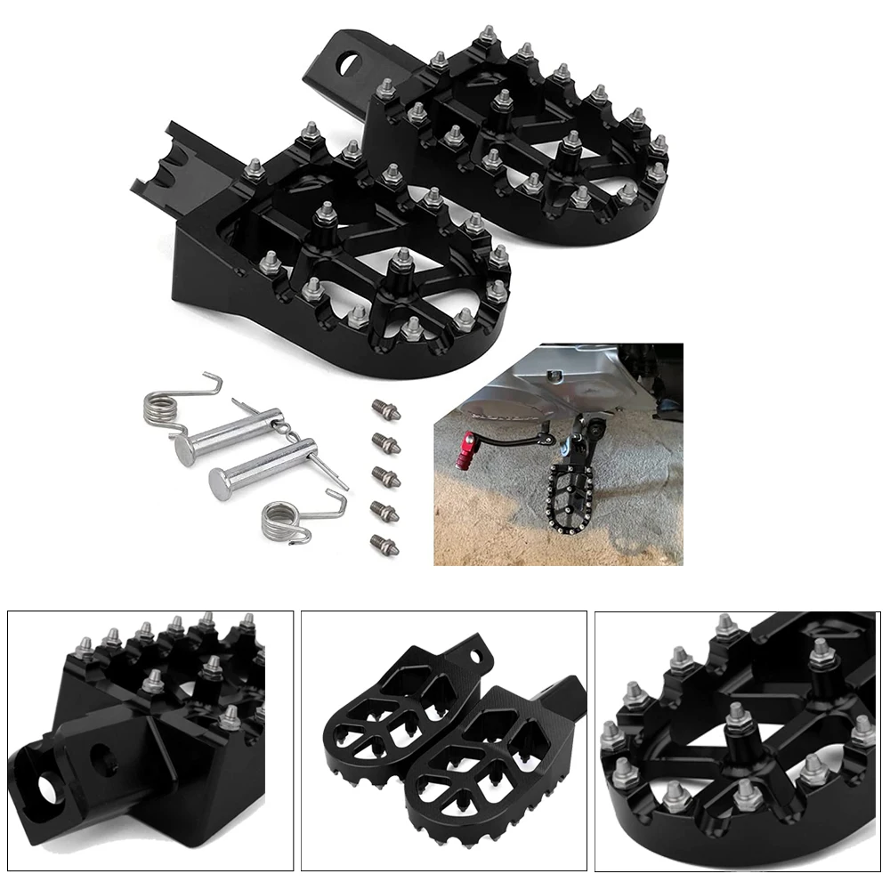 Motorcycle Aluminum Universal CNC Colorful Footpeg Footrest Foot Pegs For HONDA CRF XR 50 70 110 M2R SDG DHZ SSR KAYO Pit Bike