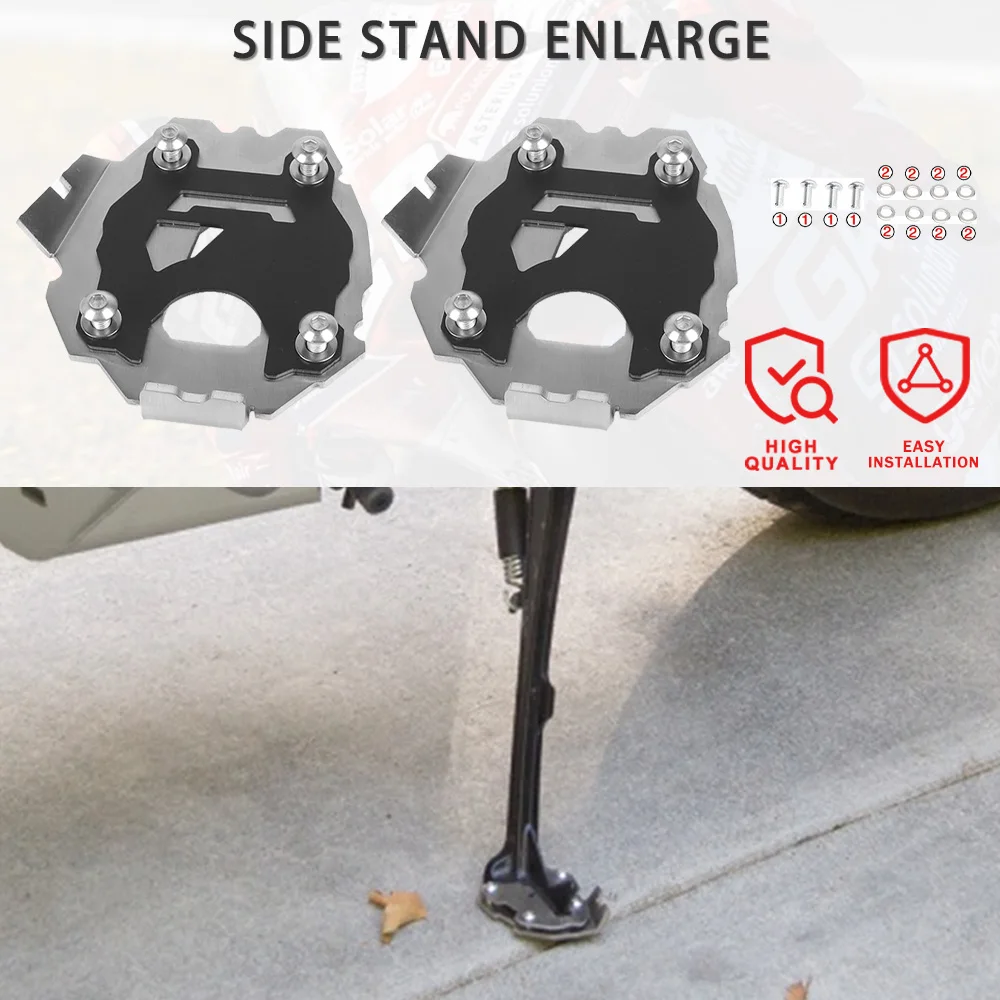 

2023 для Honda CRF1100L AfricaTwin ADV Adventure Sport ES DCT 2019-2022, подставка для мотоцикла, боковая подставка, увеличитель, опорная пластина