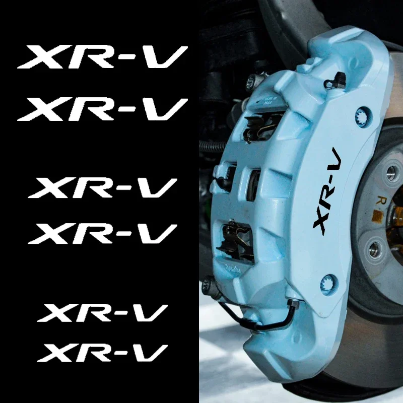 Vinyl XR-V Decals Car Caliper Cover Styling for Honda XRV Logo CIVIC HRV Stream FIT City Elysion VETC Insight Type S VEZEL