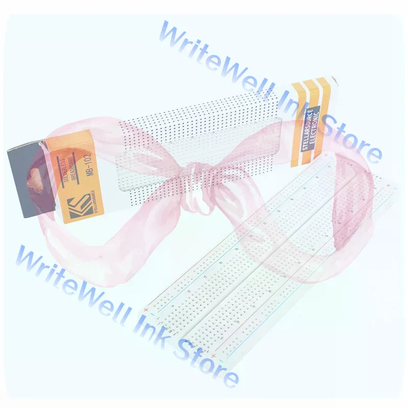 Breadboard 400/830 Tie-Points MB102 Solderless Bread Board PCB Universal Prototype Circuit Board DIY Test Board For