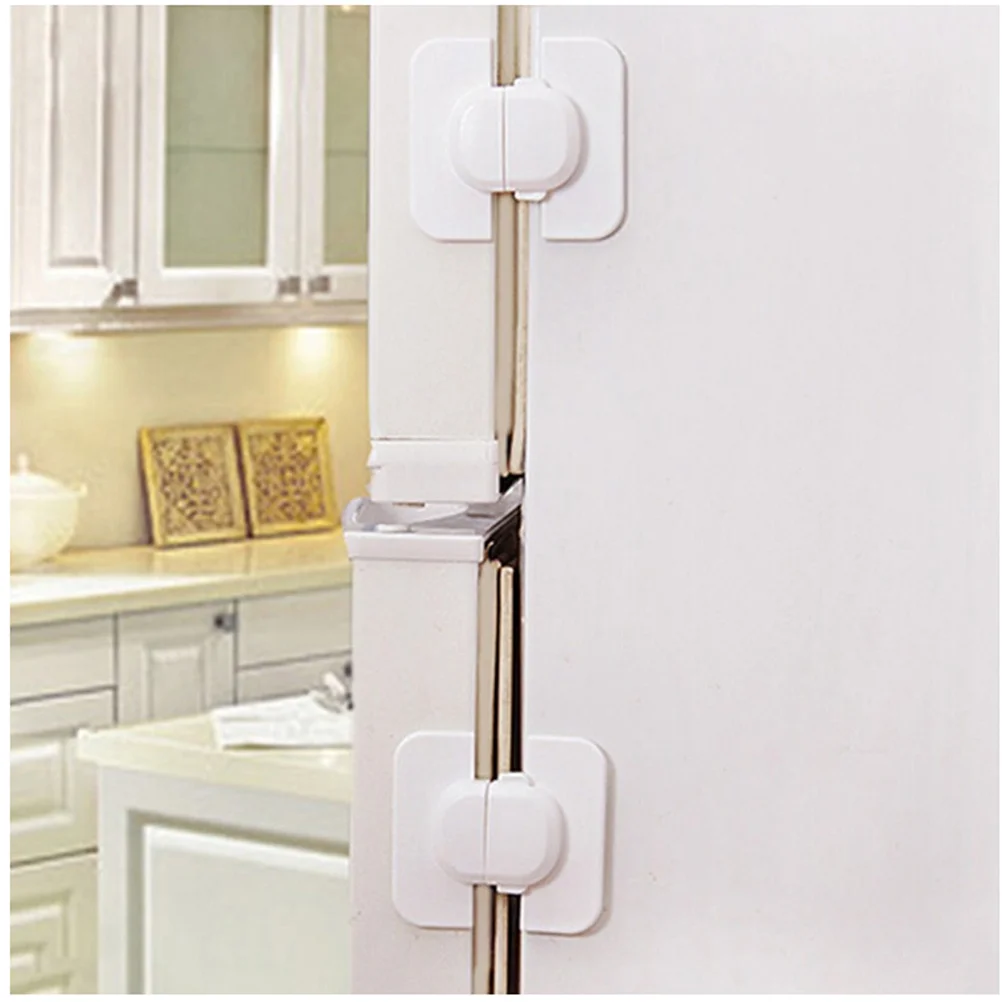 

5Pcs Child Safety Locks ABS Material Multipurpose Cabinet Refrigerator Latches Easy Install Safety Locks