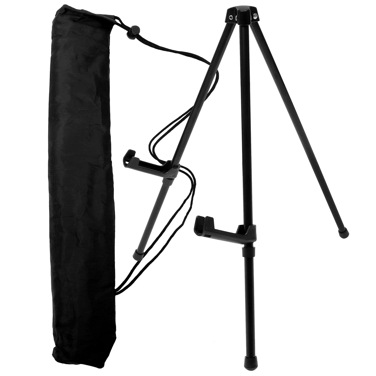 

2Pcs Black Foldable Easel Stand For Painting Metal Display Stand for Adults Art Craft Artist Display Rack Floor Easel Photo