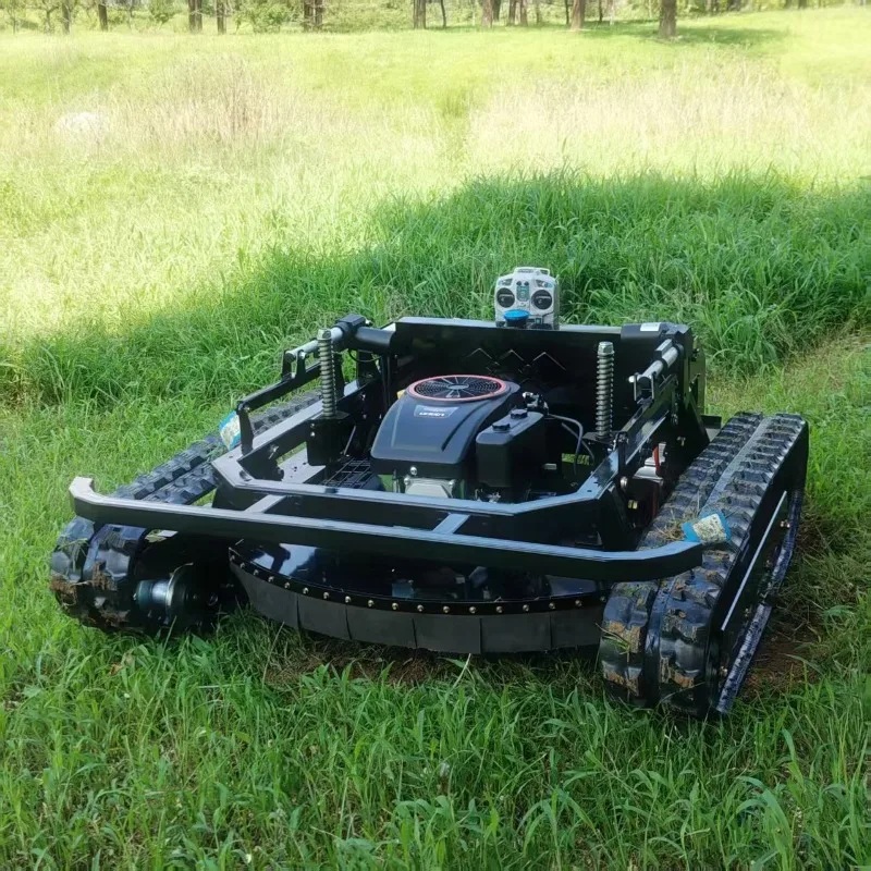Self Propelled Robotic Lawn Mower Large Engine for Large Yard Outdoor Industrial Use Durable Equipment