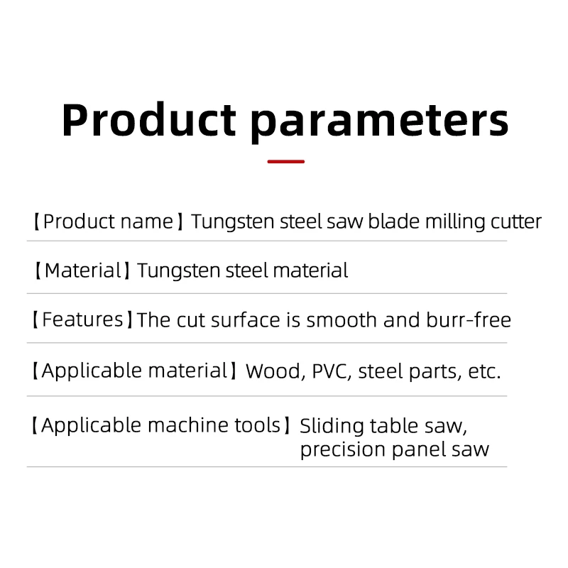 Alat pemotong penggilingan pisau gergaji mesin Slot CNC Diameter baja karbida Tungsten baja potong 40 50 60mm