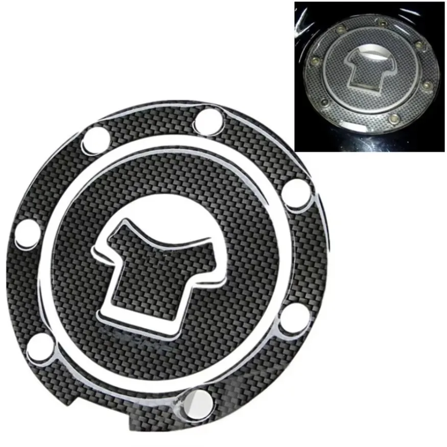 Motorbike Racing Fiber Gas Cap Cover Tank Protector Pad Sticker Decal Fit for Honda CBR 600 F2/F3/F4/F4i RVF VFR CB400 CB1300