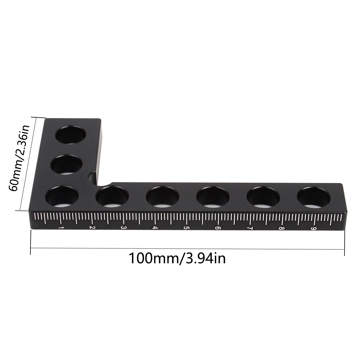 1Pc 100mm Woodworking 90 Degree Precision Square Edge Marking Tool Aluminum Alloy Carpentry Pocket Marking Square Gauge