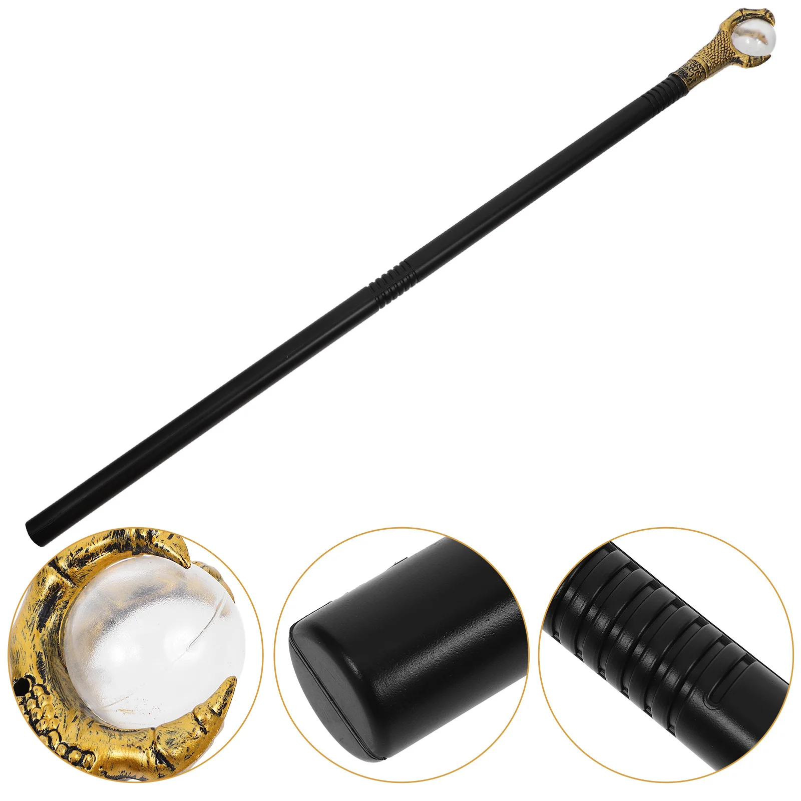 

Halloween Cane Punk Style Walking Stick Prop for Party Decor Cosplay Accessory Festive Atmosphere Enhancer