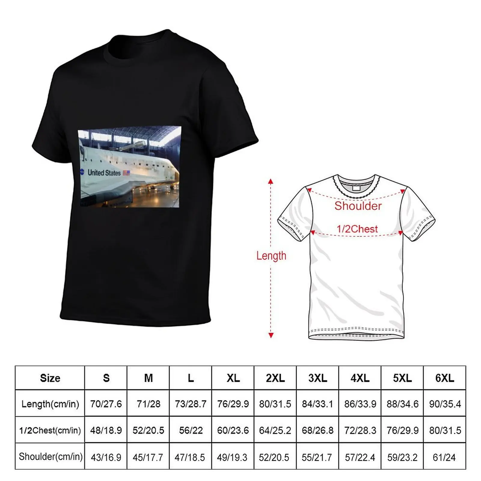 Space Shuttle Challenger Photo Smithsonian Space Amex Museum T-Shirt Anti-Pilling Casual T-Shirt
