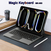 WiWU New Magic Keyboard for iPad Air 13 11 2024 Pro 11 13 Multi-touch Track pad Keyboard with Case for iPad Air 6 5 Pro 11 12.9