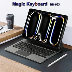 WiWU New Magic Keyboard for iPad Air 13 11 2026 Pro 11 13 Multi-touch Track pad Keyboard with Case for iPad Air 7 6 Pro 11 12.9