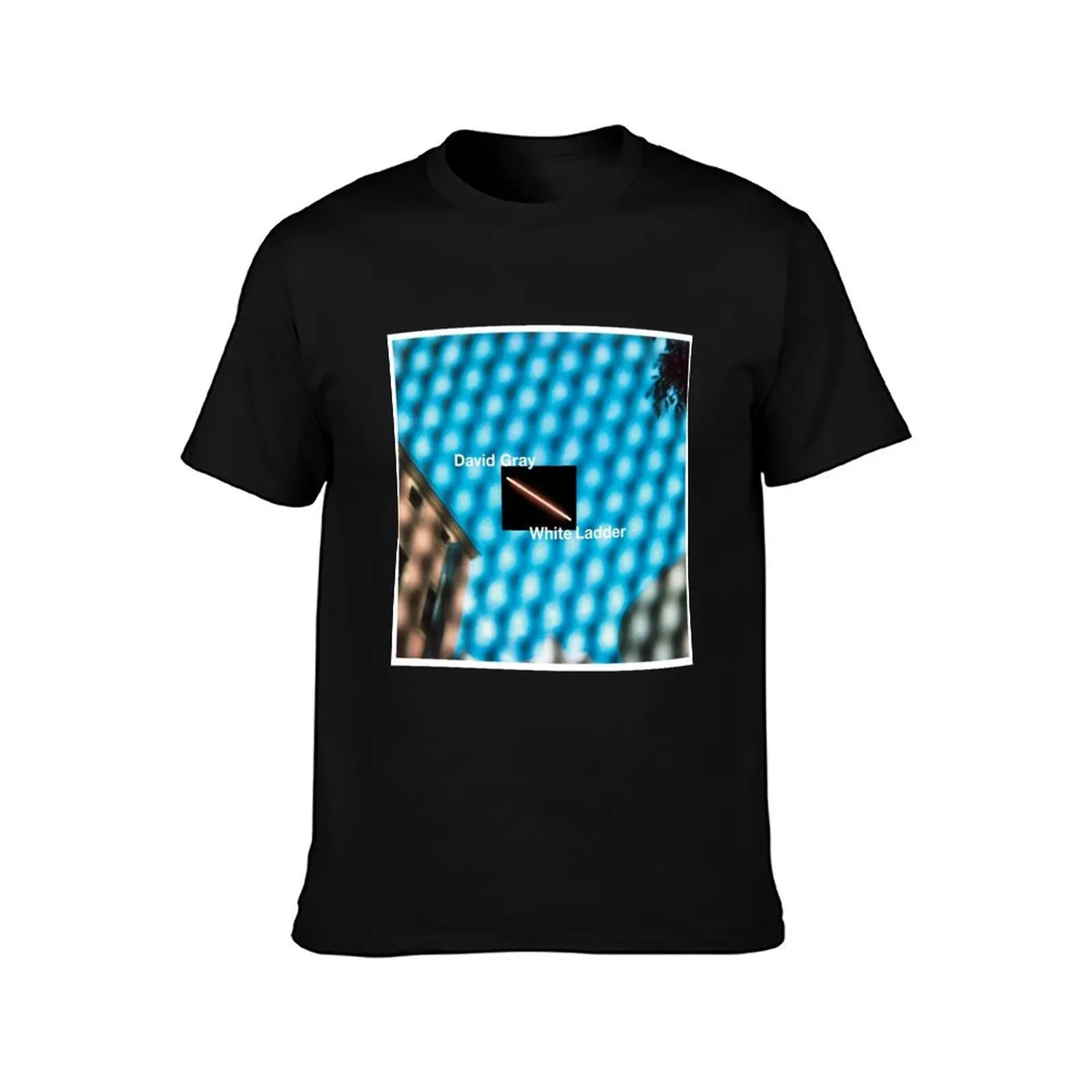 david gray white ladder merch T-Shirt, Summer Casual Cotton Tee, Oversized Streetwear Tops, Vintage Graphic Print, 100% Cotton