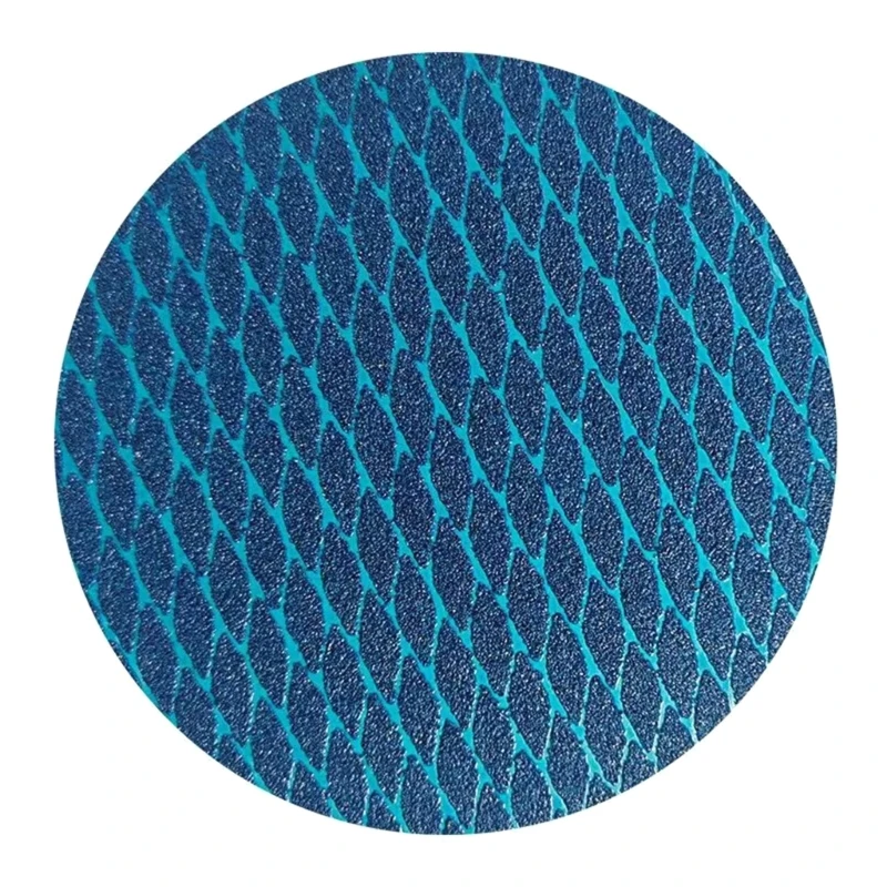 100pcs 100/125mm Sanding Sheets Discs Blue Anticlogging Designs For Efficient Surfaces Finishing Woodworking Metalwork