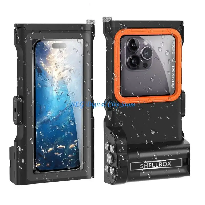 u75b-ユニバーサル-15-メートル防水電話エンクロージャ強化シール水中電話ケース海洋写真用